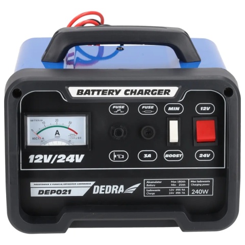 PROSTOWNIK DEDRA DEP021 12/24 V 25–180 Ah 240 W