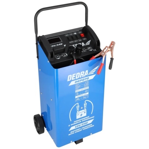 PROSTOWNIK Z ROZRUCHIEM DEDRA DEP070 12/24 V 40–400 Ah 2000 W