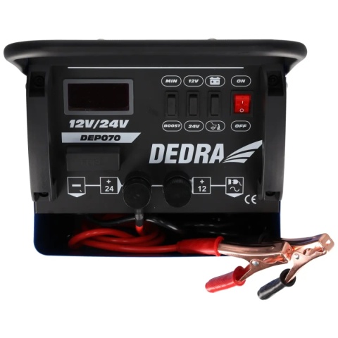 PROSTOWNIK Z ROZRUCHIEM DEDRA DEP070 12/24 V 40–400 Ah 2000 W