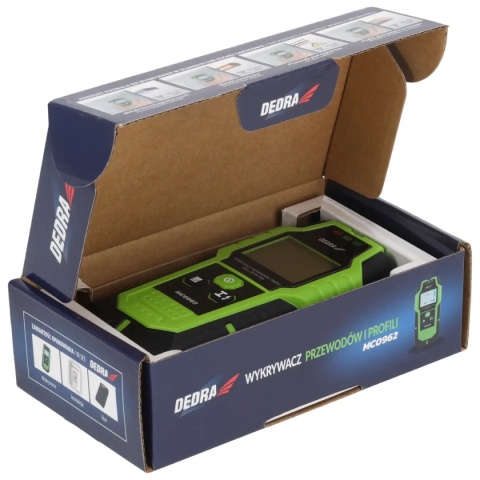 WYKRYWACZ – DETEKTOR PRZEWODÓW I PROFILI DEDRA MC0962