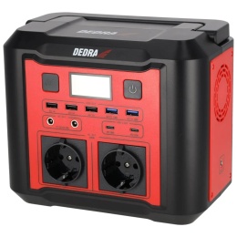 STACJA ZASILANIA DEDRA 296 Wh 300 W 500 W Li-Ion - DEZS0300