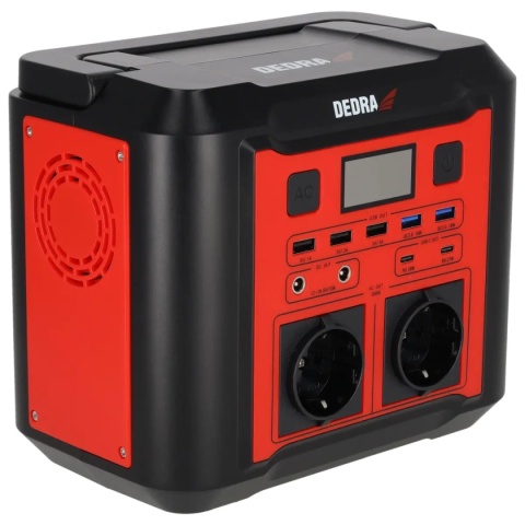 STACJA ZASILANIA DEDRA DEZS0300 296 Wh 300 W 500 W Li-Ion