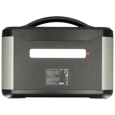 STACJA ZASILANIA DEDRA DEZS1500 1500 W 1408 Wh LiFePO₄ Z FUNKCJĄ ROZRUCHU 12 V