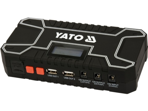 URZĄDZENIE ROZRUCHOWE / POWER BANK YATO 12000mAh Z WYŚWIETLACZEM LCD