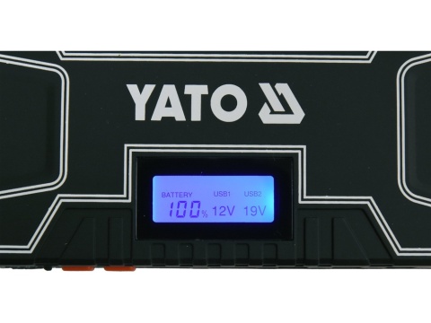 URZĄDZENIE ROZRUCHOWE / POWER BANK YATO 12000mAh Z WYŚWIETLACZEM LCD