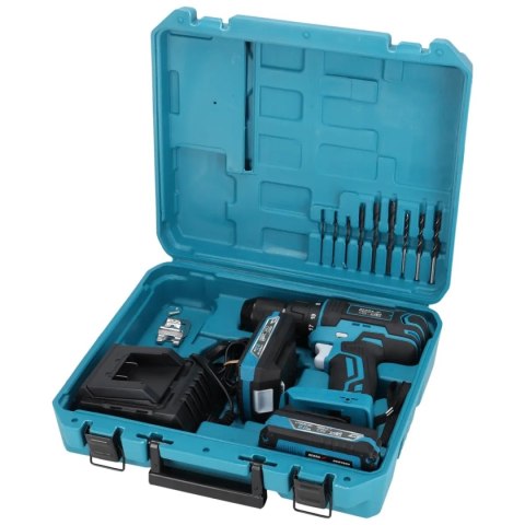 WIERTARKO-WKRĘTARKA UDAROWA DEDRA DED7042 18 V 50 Nm 2×2.0 Ah Li-Ion SAS+ALL