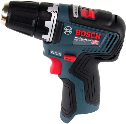 WIERTARKO-WKRĘTARKA AKUMULATOROWA BOSCH GSR 12V-35 12 V 35 Nm BRUSHLESS – BEZ AKUMULATORA