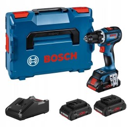 WIERTARKO-WKRĘTARKA AKUMULATOROWA BOSCH GSR 18V-90 C 18 V 64 Nm BRUSHLESS 3×4.0 Ah Li-Ion L-BOXX