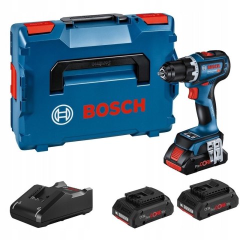 WIERTARKO-WKRĘTARKA AKUMULATOROWA BOSCH GSR 18V-90 C 18 V 64 Nm BRUSHLESS 3×4.0 Ah Li-Ion L-BOXX