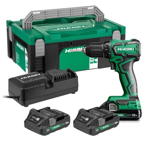 WIERTARKO-WKRĘTARKA AKUMULATOROWA HIKOKI DS18DD 18 V 55 Nm 2×2.0 Ah Li-Ion HITSYSTEM