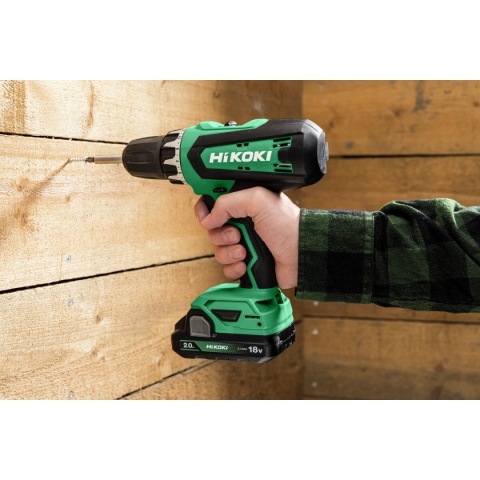 WIERTARKO-WKRĘTARKA AKUMULATOROWA HIKOKI DS18DFWCZ 18 V 53 Nm 2×2.0 Ah Li-Ion