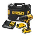 WIERTARKO-WKRĘTARKA AKUMULATOROWA DEWALT 18 V 65 Nm 2×2.0 Ah Li-Ion XR WALIZKA TSTAK