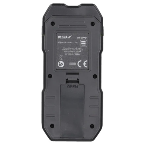 WILGOTNOŚCIOMIERZ DO DREWNA I MATERIAŁÓW BUDOWLANYCH DEDRA MC0970