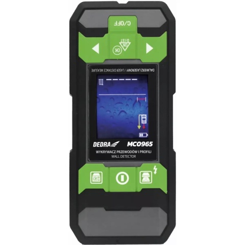 WYKRYWACZ – DETEKTOR PRZEWODÓW I PROFILI Z FUNKCJĄ DALMIERZA DEDRA MC0965