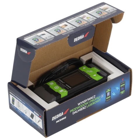 WYKRYWACZ – DETEKTOR PRZEWODÓW I PROFILI Z FUNKCJĄ DALMIERZA DEDRA MC0965