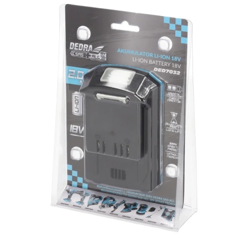 AKUMULATOR / BATERIA DEDRA SAS+ALL DED7032 2.0Ah Li-Ion
