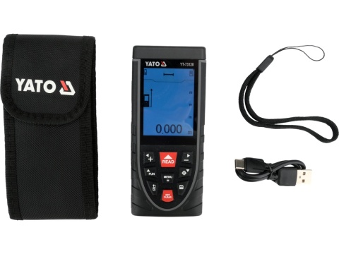 DALMIERZ LASEROWY YATO Z PODGLĄDEM WIDEO 0,05–120 M – KAMERA, FUNKCJE ZAAWANSOWANE, POMIARY TERENOWE