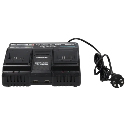 ŁADOWARKA SZYBKA PODWÓJNA DEDRA SAS+ALL DED7039V (2×4,5A)