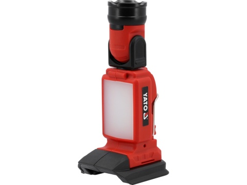 LATARKA YATO 2W1 18V 250 LM Z RUCHOMĄ GŁOWICĄ – BEZ AKUMULATORA