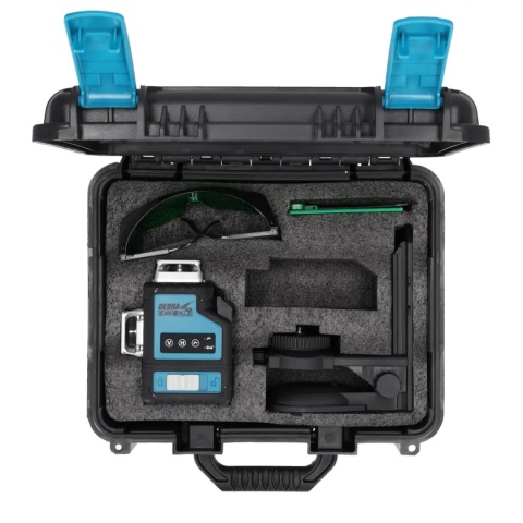 POZIOMICA LASEROWA 3D DEDRA SAS+ALL DED6910 ZIELONY LASER OSRAM – MULTILASER 3D - BEZ AKUMULATORA