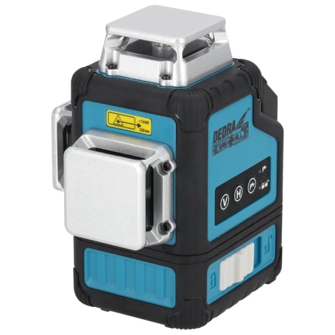 POZIOMICA LASEROWA 3D DEDRA SAS+ALL DED6910 ZIELONY LASER OSRAM – MULTILASER 3D - BEZ AKUMULATORA