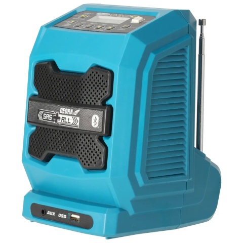 RADIO WARSZTATOWE AKUMULATOROWE DEDRA SAS+ALL DED7005 BLUETOOTH, USB - BEZ AKUMULATORA