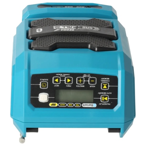 RADIO WARSZTATOWE AKUMULATOROWE DEDRA SAS+ALL DED7005 BLUETOOTH, USB - BEZ AKUMULATORA