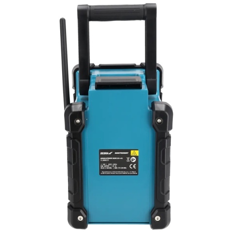 RADIO WARSZTATOWE AKUMULATOROWE DEDRA SAS+ALL DED7006BT 18V DAB+/FM BLUETOOTH USB – BEZ AKUMULATORA