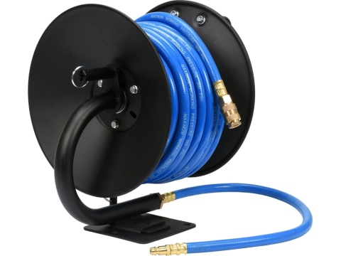 WĄŻ PNEUMATYCZNY NA ZWIJAKU YATO 10 mm – 15 m – Z SZYBKOZŁĄCZAMI