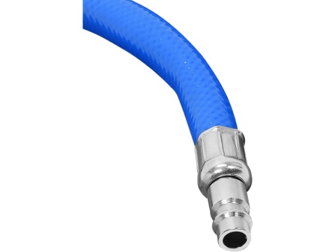 WĄŻ PNEUMATYCZNY ZBROJONY YATO 14x8 mm – 10 m – PVC, SZYBKOZŁĄCZA 1/4" STANDARD