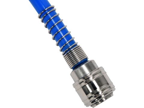 WĄŻ SPIRALNY PNEUMATYCZNY YATO 10 × 6,5 mm – 15m – PU, SZYBKOZŁĄCZA 1/4" STANDARD