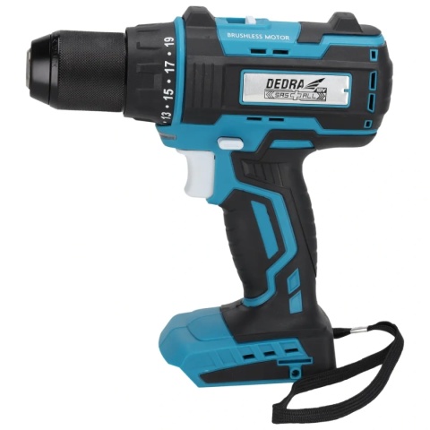 WIERTARKO-WKRĘTARKA AKUMULATOROWA BEZSZCZOTKOWA DEDRA SAS+ALL DED7141 18V 50 Nm - BEZ AKUMULATORA