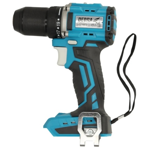 WIERTARKO-WKRĘTARKA AKUMULATOROWA BEZSZCZOTKOWA DEDRA SAS+ALL DED7143 18V 50 Nm KOMPAKTOWA – BEZ AKUMULATORA