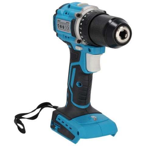 WIERTARKO-WKRĘTARKA AKUMULATOROWA BEZSZCZOTKOWA DEDRA SAS+ALL DED7143 18V 50 Nm KOMPAKTOWA – BEZ AKUMULATORA