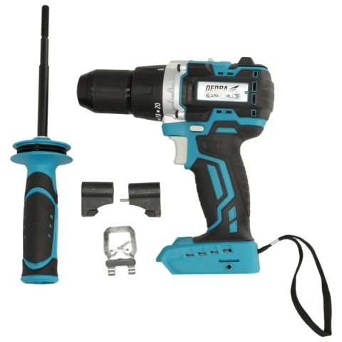 WIERTARKO-WKRĘTARKA AKUMULATOROWA BEZSZCZOTKOWA Z UDAREM DEDRA SAS+ALL DED7140 18V 85 Nm – BEZ AKUMULATORA