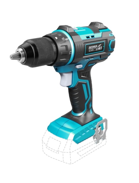 WIERTARKO-WKRĘTARKA AKUMULATOROWA DEDRA SAS+ALL DED7041 18V 50 Nm 2-BIEGOWA – BEZ AKUMULATORA
