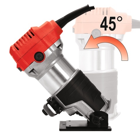 FREZARKA KRAWĘDZIOWA YATO 710W DO LAMINATÓW + SANKI PROWADZĄCE, NA FREZY 6 MM I 8 MM