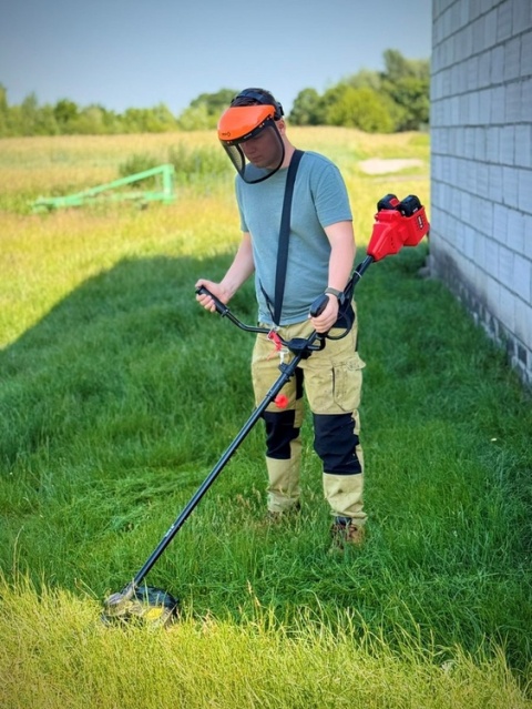 KOSA AKUMULATOROWA YATO 36V Z TARCZĄ I ŻYŁKĄ - BEZ AKUMULATORA