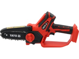 MINIPILARKA ŁAŃCUCHOWA YATO 18V, PROWADNICA 6'' GAŁĘZIÓWKA - BEZ AKUMULATORA
