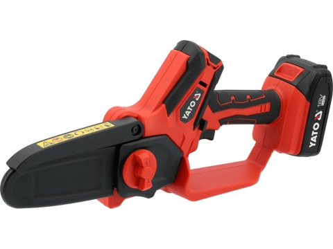 MINIPILARKA ŁAŃCUCHOWA YATO 18V, PROWADNICA 6'' GAŁĘZIÓWKA - AKUMULATOR 2 AH