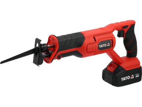 PIŁA SZABLASTA LISICA BEZSZCZOTKOWA YATO 18V - AKUMULATOR 4 AH