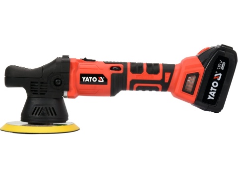 POLERKA MIMOŚRODOWA YATO 18V Z SILNIKIEM BEZSZCZOTKOWYM - AKUMULATOR 3 AH