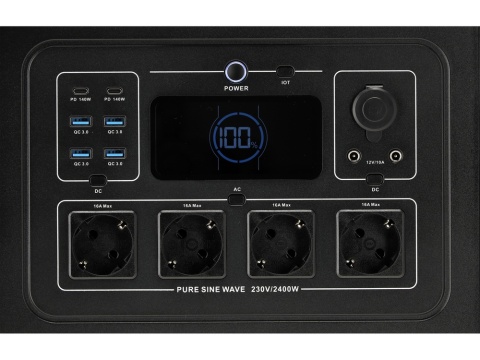 PRZENOŚNA STACJA ZASILANIA YATO 2400W, 2232WH LiFePO4, EPS - YT-83095