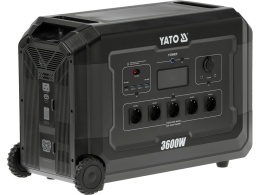 PRZENOŚNA STACJA ZASILANIA YATO 3600W, 3072WH LiFePO4, EPS - YT-83096