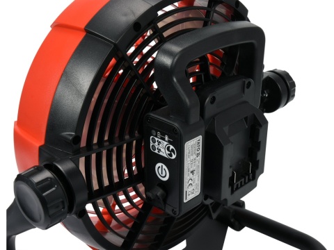 WENTYLATOR HYBRYDOWY YATO 18V AKUMULATOROWO-SIECIOWY - BEZ AKUMULATORA - YT-82933