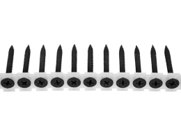 WKRĘTY FOSFATYZOWANE YATO DO WKRĘTAREK NA TAŚMIE 3,9 × 45 MM DO DREWNA, 1000 SZT