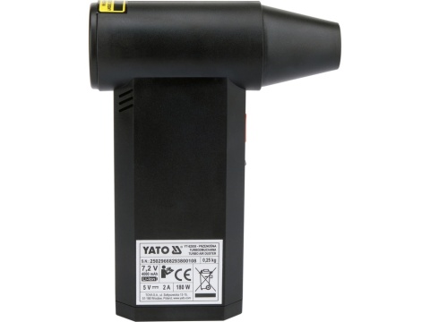 MINI TURBO DMUCHAWA YATO 135000 OBR./MIN, 4000 MAH - YT-82938