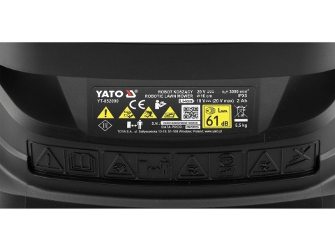 ROBOT KOSZĄCY YATO DO 300 M2 - YT-852090