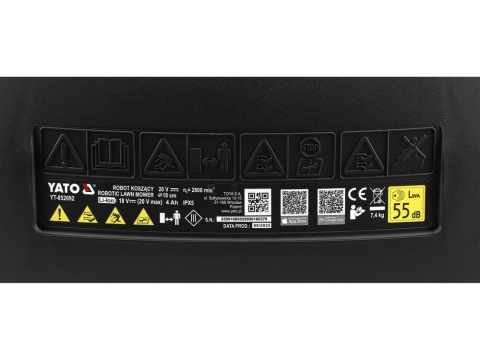 ROBOT KOSZĄCY YATO DO 800 M2 - YT-852092