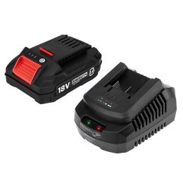 ZESTAW ENERGY+: AKUMULATOR 2AH Z ŁADOWARKĄ GRAPHITE - 58GE131-1